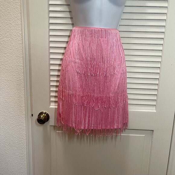 Maner Dresses & Skirts - 💖 Barbiecore fringe skirt moment 💖